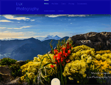 Tablet Screenshot of lux-photography.com